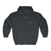 Load image into Gallery viewer, Trying to Care Zip Hooded Sweatshirt