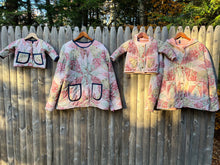 Load image into Gallery viewer, Floral Pink Quilt Jackets (1 Adult + 1 Child)
