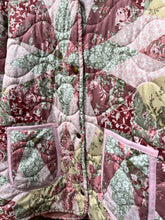 Load image into Gallery viewer, Floral Pink Quilt Jackets (1 Adult + 1 Child)
