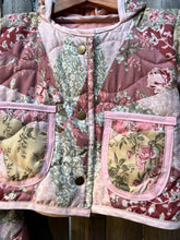 Load image into Gallery viewer, Floral Pink Quilt Jackets (1 Adult + 1 Child)