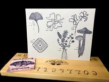 Load image into Gallery viewer, Handmade Custom Stamps, Stamps, Monarch Press Collections, handmade stamps, upcycle, sustainable, handmade, ornaments