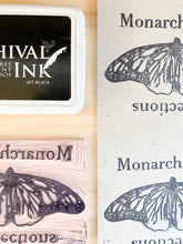 Load image into Gallery viewer, Handmade Custom Stamps, Stamps, Monarch Press Collections, handmade stamps, upcycle, sustainable, handmade, ornaments