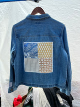 Load image into Gallery viewer, Patchwork vintage Jean jacket
