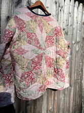 Load image into Gallery viewer, Floral Pink Quilt Jackets (1 Adult + 1 Child)
