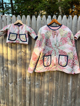 Load image into Gallery viewer, Floral Pink Quilt Jackets (1 Adult + 1 Child)
