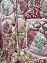 Load image into Gallery viewer, Floral Pink Quilt Jackets (1 Adult + 1 Child)
